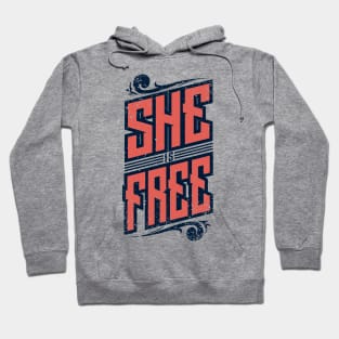 'She Is Free' Human Trafficking Shirt Hoodie